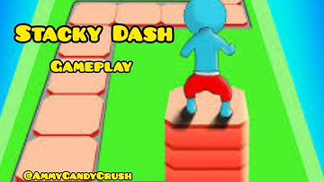 Stacky Dash Game/All levels live Gameplay walkthrough