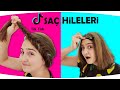 VİRAL OLMUŞ TikTok SAÇ HİLELERİNİ DENEDİK || Sonuçlara İnanamadım!! #TikTok #viralTikTok #TikTokHair