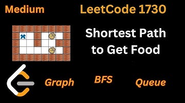 Graph-5: Shortest Path to Get Food | LeetCode 1730 |  BFS Grid Traversal Explained