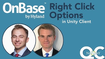 Right Click Options Within Unity Client