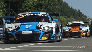 24H Of Spa 2022 Parade | GT3 + GT1 + GT4 On Public Roads! | #valentinorossi #gt3