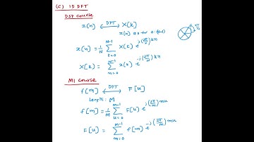 L27 - Definitions of 2D DTFT and DFT - Recorded Zoom Session
