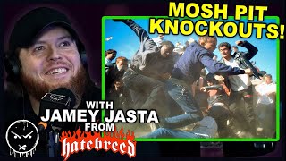 BRUTAL Mosh Pit K.O.s w/ Hatebreed's Jamey Jasta & The #LegionOfSkanks