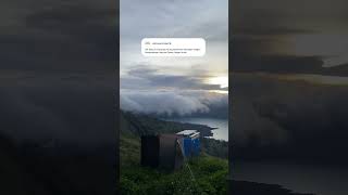 Bayangin Makan di Sini… Pemandangannya Gila! 😱 Danau Segara Anak