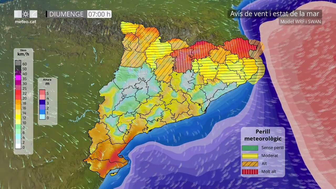 Predicció general per a diumenge 15-03-2026