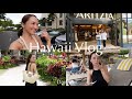 【ハワイVlog #2】アラモアナセンターでショッピングDAY！現地で買った可愛い洋服を着てコオリナをゆったり満喫🤙🌺｜サンセット｜バーベキュー