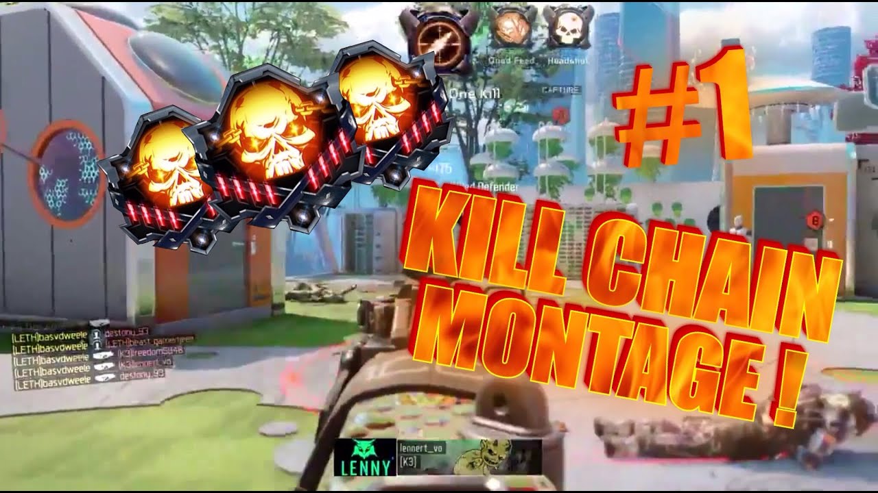 Black Ops 3: KILLCHAIN MONTAGE! #1