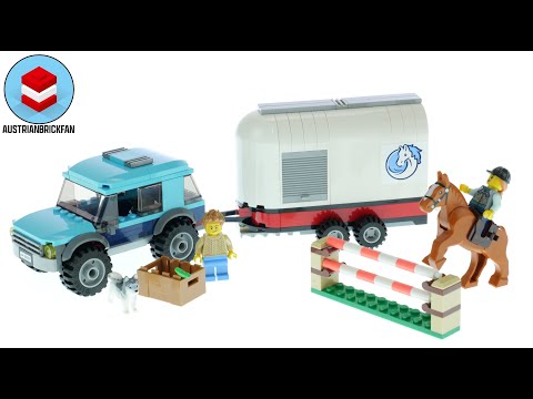 LEGO City 60327 Horse Transporter - LEGO Speed Build Review
