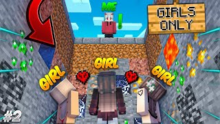 I Trapped All Girls in 'LIFESTEAL GIRLS ONLY' Minecraft Server! #2