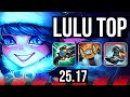 LULU vs AATROX (TOP) | Legendary | KR Diamond | 25.17