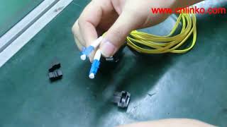 How to install CNLINKO LP 24 optical fiber connector