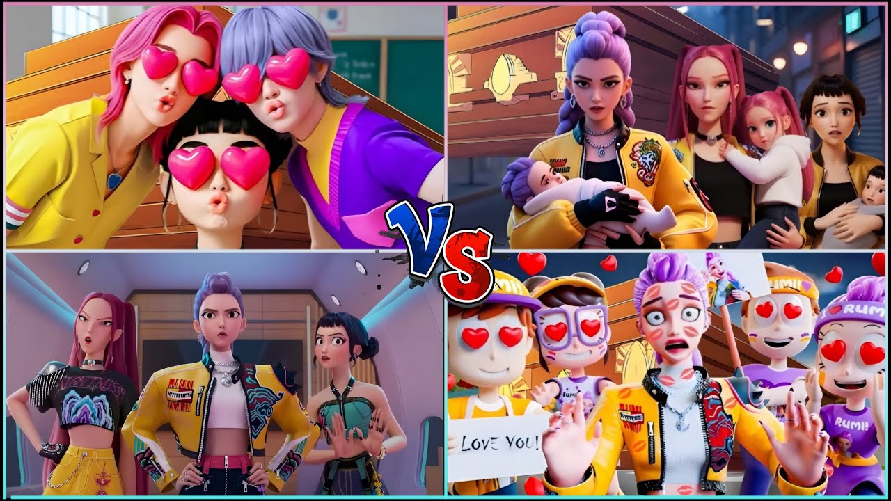 KPOP Demon Hunters 🆚 The Saja Boys : Tiles Hop