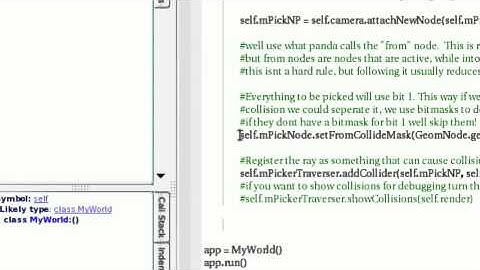 Picking an Object with Panda 3D