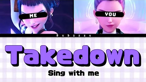 HUNTR/X - TAKEDOWN (Sing With Me | Karaoke)