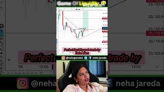 Neha Mam   Liquidity Grab Trade💥Smart Money Move 💰 @KarolSEBIRegisteredIITian @nehajaredalive