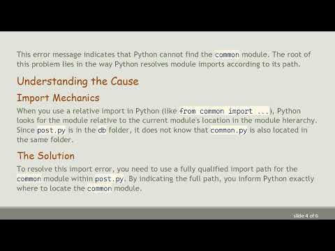 How to Import Python Modules from Sibling Folders Correctly