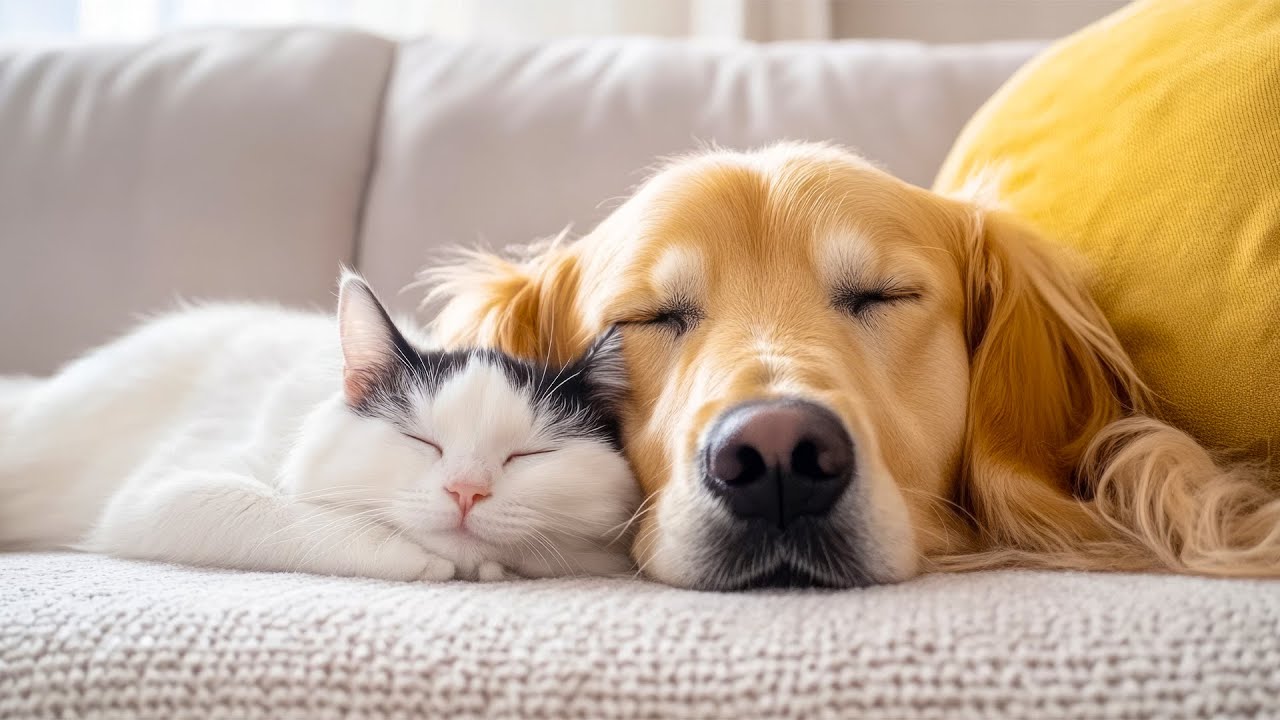 Музыка для стабилизации сна у собак и кошек, лечение депрессии, успокоение