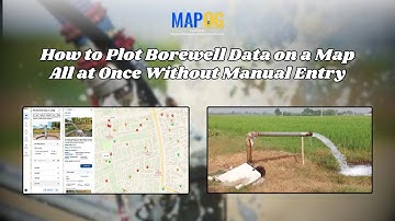 How to Plot Borewell Data on a Map All at Once #trending #viral #map #mapog #tech #gis #technology