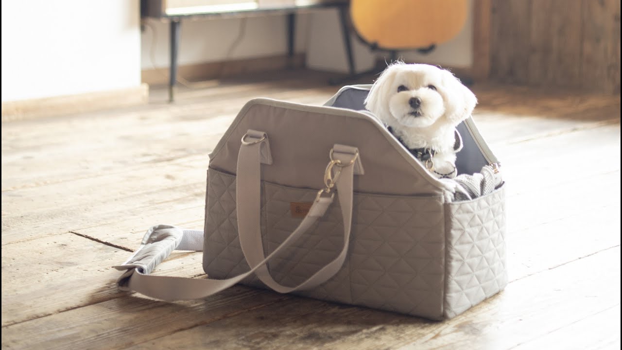 愛犬想いの新構造】目が合ってほっとする、スリングバッグ