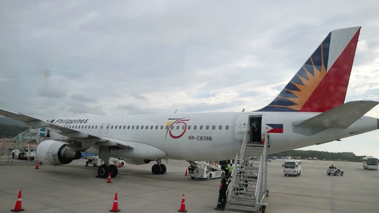 PHILIPPINE AIRLINES PREMIUM ECONOMY A320 Caticlan (Boracay) to