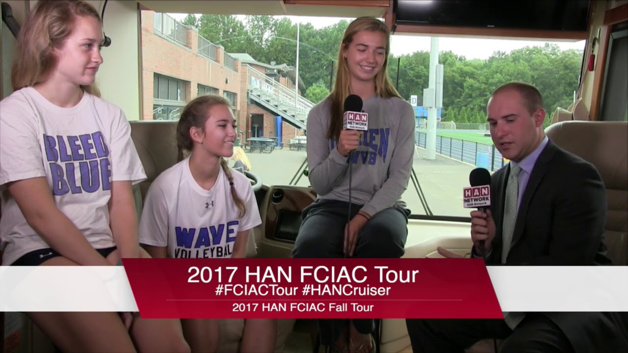 HAN Network FCIAC Fall Sports Tour 2017: Darien Girls Volleyball - YouTube