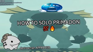 HOW TO SOLO PRIMADON | Deepwoken