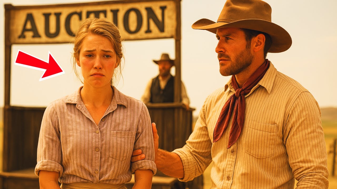Struggling Rancher Buys 19 Year Old Labor Girl at Auction—Marries Her Before Sundown