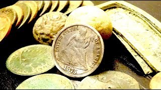 LOST Treasures DISCOVERED Along the Missouri River Metal Detecting! Old and Silver Coins Found! screenshot 5