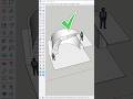 Learn to Model a 3D Modeling Staircase in SketchUp #sketchup #shorts
