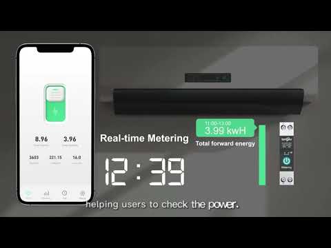 TUYA WIFI Smart Circuit Breaker Power Metering 1P 63A DIN Rail for Sm