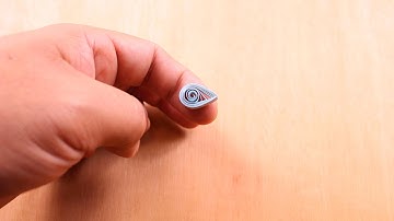 Paper Quilling - Teardrop