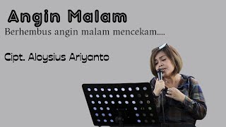 ANGIN MALAM (ALOYSIUS ARIYANTO) - ERIKA RASYID ( LIVE MUSIC VIDEO )