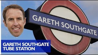 Gareth Southgate Tube Station