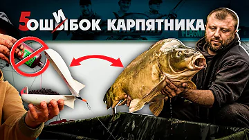ГЛАВНЫЕ ОШИБКИ всех карпятников! Почему не клюет КАРП? Карпфишинг