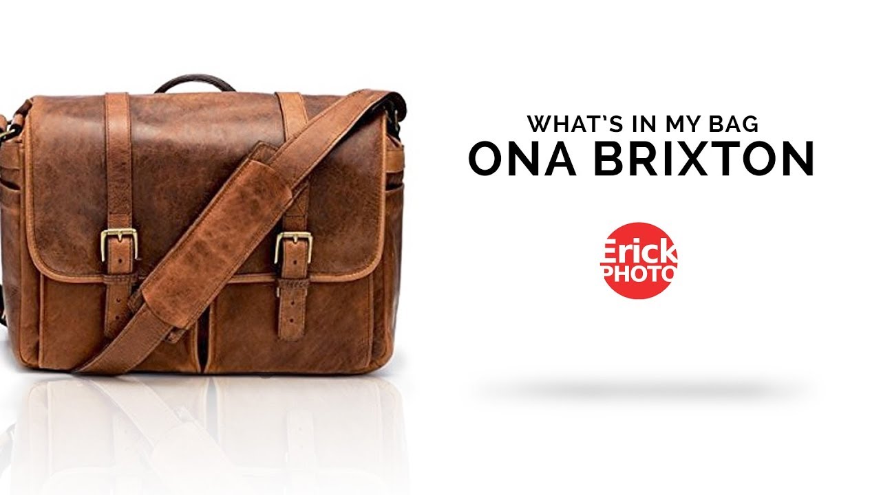 The ONA Brixton camera and laptop messenger bag