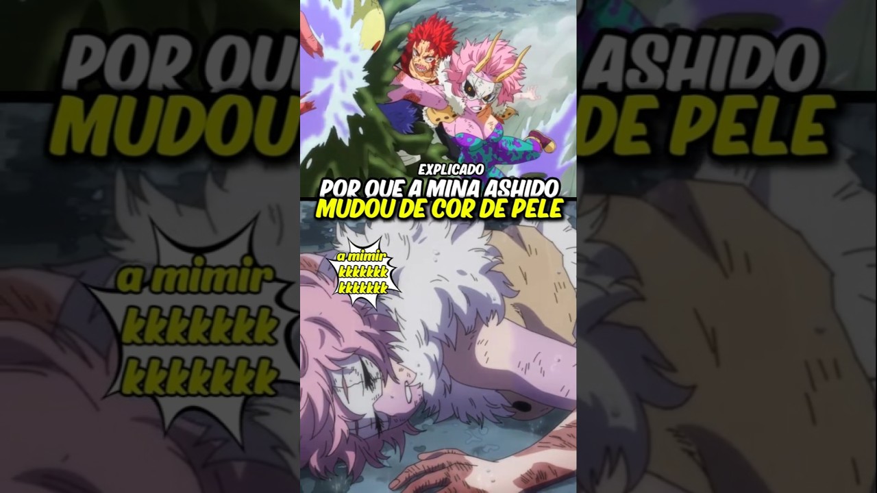 🫠🤔 Porque Ashido tem cor rosa e por que ela mudou de cor? Boku no Hero