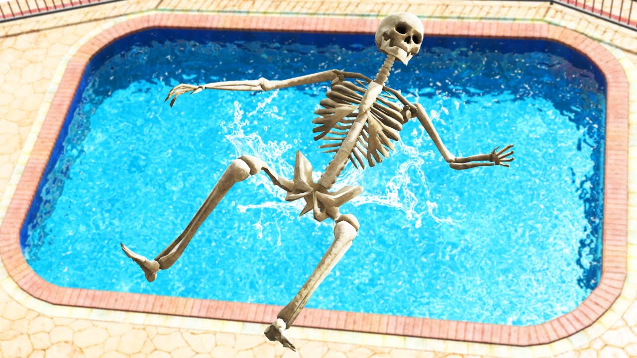 GTA 5 Ragdolls Skeleton Jumps/Fails (Euphoria Physics) #3