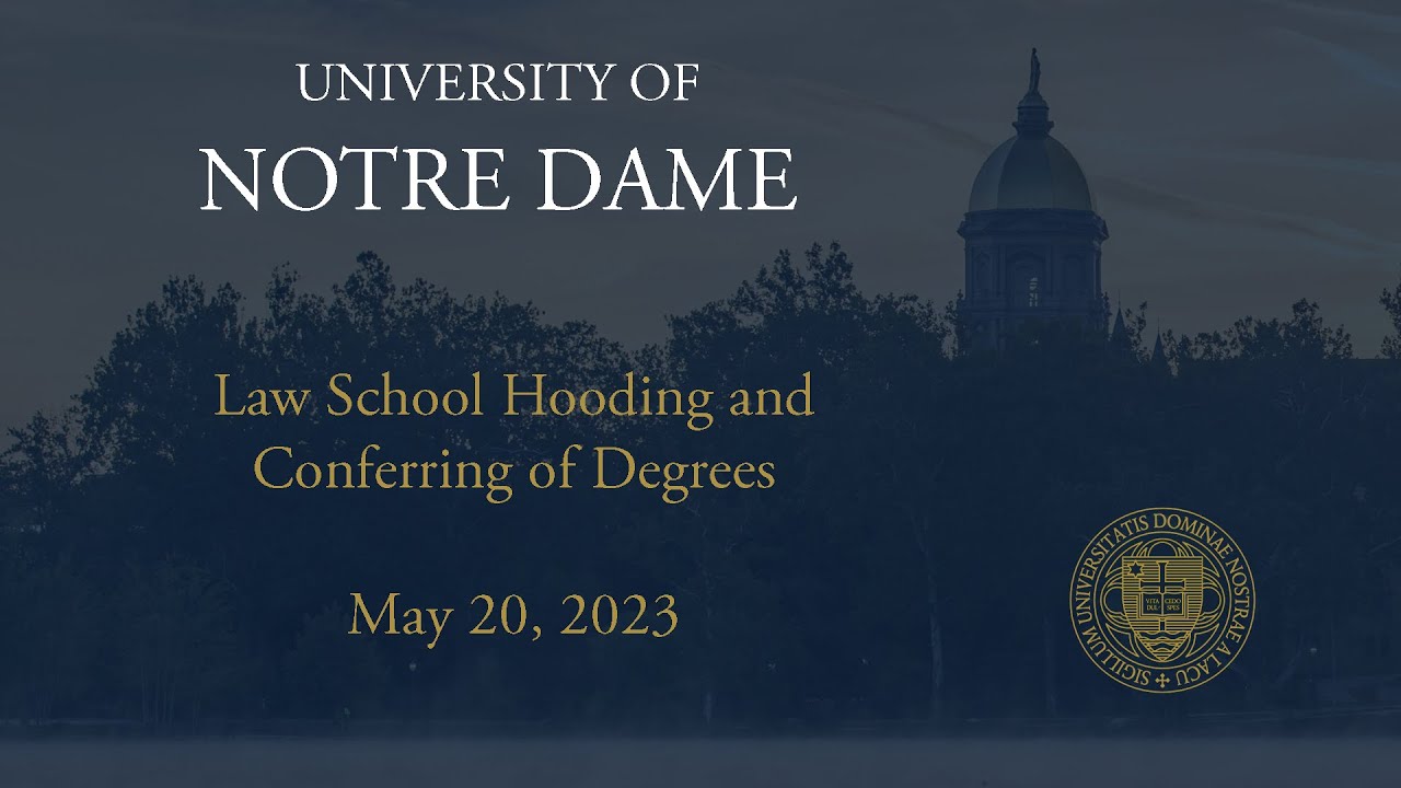 Law School Hooding and Conferring of Degrees