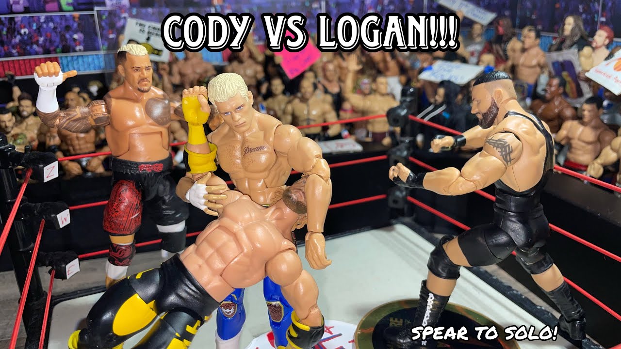 Коди Роудс против Логана Пола! Матч фигурок WWE!