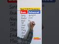Basic Vs Advanced English BAND 9 IELTS Vocabulary IELTS Speaking And Writing Vocabulary Ielts Basic Vs Advanced English BAND 9 IELTS Vocabulary IELTS Speaking And Writing Vocabulary Ielts
