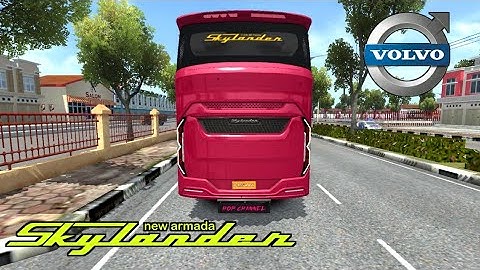 SHARE MOD SKYLANDER R25 VOLVO B11R / MOD BUSSID LANGKA🔥🔥