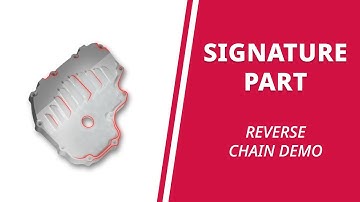 Reverse Chain Demo | Mastercam 2024 Signature Parts