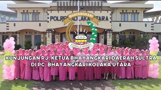 Kunjungan Kerja Pj. Ketua Bhayangkari Daerah Sultra di PC. Bhayangkari Kolaka Utara