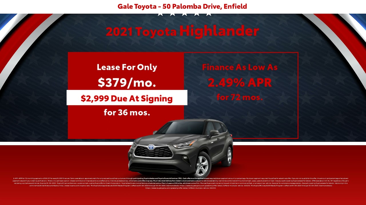 September Toyota Highlander Specials! - YouTube