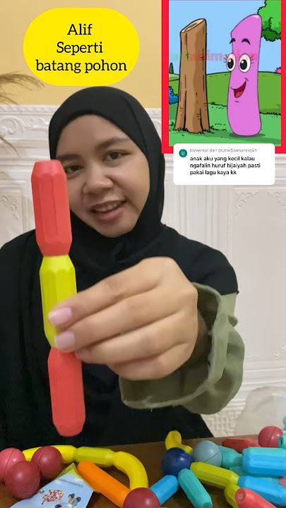 Bentuk Huruf hijaiyah dari Diva@kastarisentra #endahteawe #edukasi #huruf #hijaiyah #mainananak