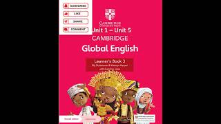 Cambridge Global English 3 AUDIO (learner's book)_Unit 1 to Unit 5 #English #audio #englishlistening