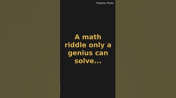 🧠 Only Geniuses Can Solve This Math Riddle!