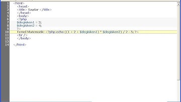 CHIP PHP # 11 - Sayılarla Çalışmak