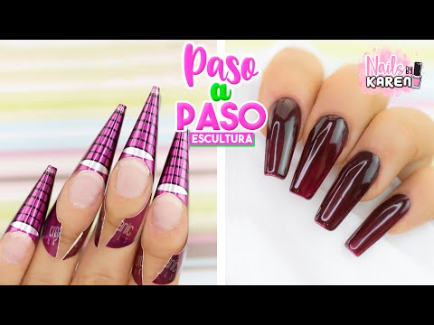 UÑAS ESCULTURALES Paso a Paso | PRINCIPIANTES