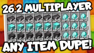 Information Minecraft Java 26.2 Multiplayer Any Item Duplication Glitch! Guide